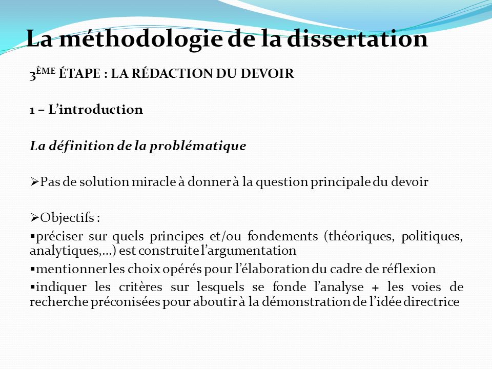 Dissertation Sur L Amour